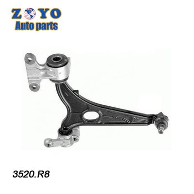 OE NO. 1407408080 Peugeot Expert 2008用の黒色Eコーティング フロント下部制御腕