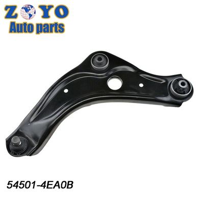 ブラックEコーティング ニッサンQashqai 54501-4EA0B 54501-4EA0Aの左前下制御腕